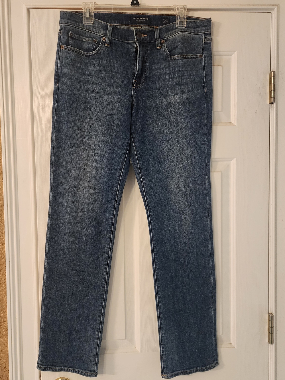 Lucky Brand Midrise Straight Sweet Vintage Wash Jeans - Blue